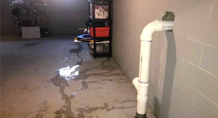 water in basement